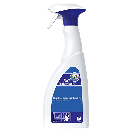 Flash Professional Hijyenik Çok Amaçlı Yüzey Ve Cam Temizleyici Sprey 750 ml